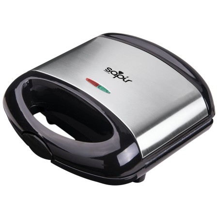 Sandwich maker Sapir, 750W, inox, marmorat in interior