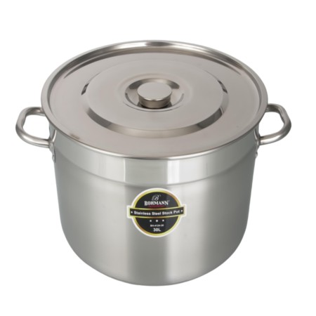 Cratita inox cu capac 30L, 24x41.5cm