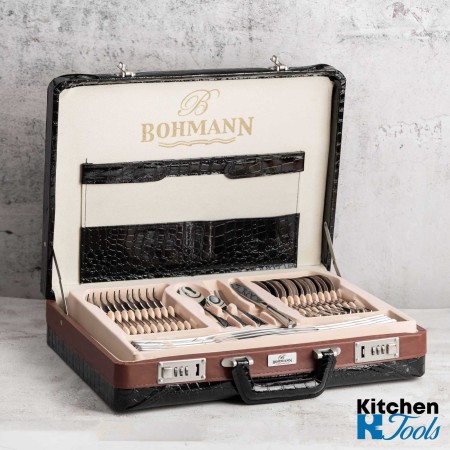 Set tacamuri din inox PREMIUM 18/10, 72 piese, Bohmann