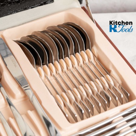 Set tacamuri din inox PREMIUM 18/10, 72 piese, Bohmann